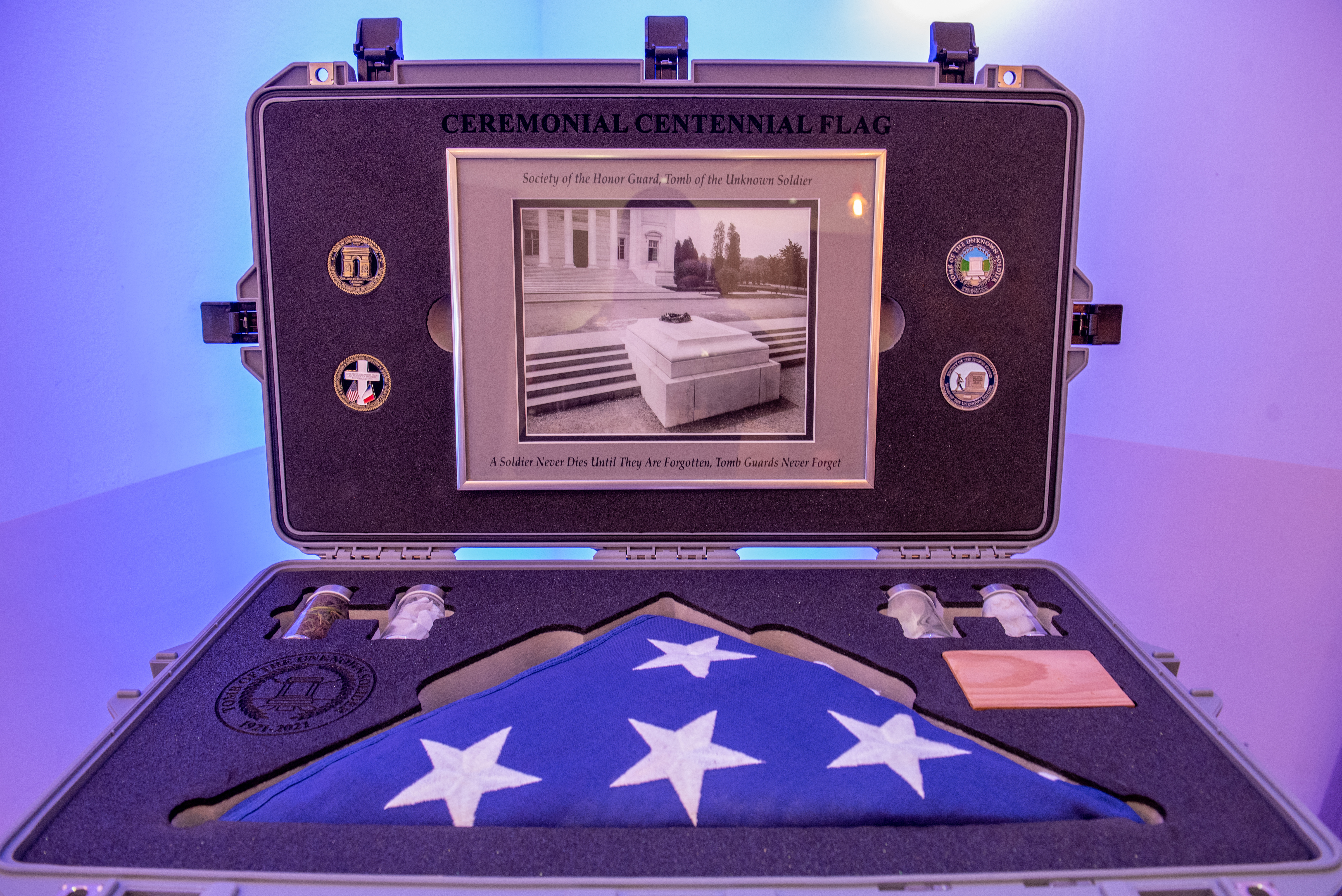 Centennial Flag and Case
